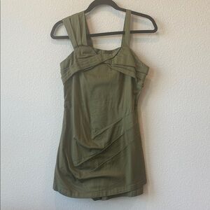 Habitual Girls Khaki Green Romper